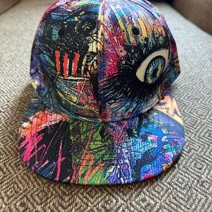Minds Eye Graffiti hat cap, hip hop hat, snapback baseball cap